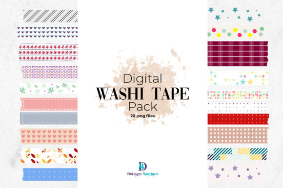 Download Cute Washi Tape  - Digital Sticker - Cute washi Collection