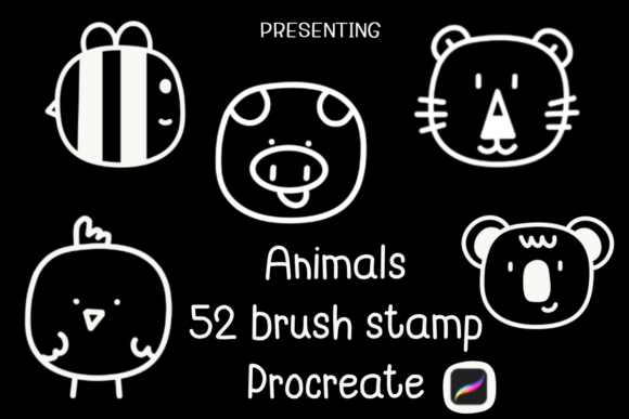 Download Animals Brush for Procreate - Brush for procreate Collection