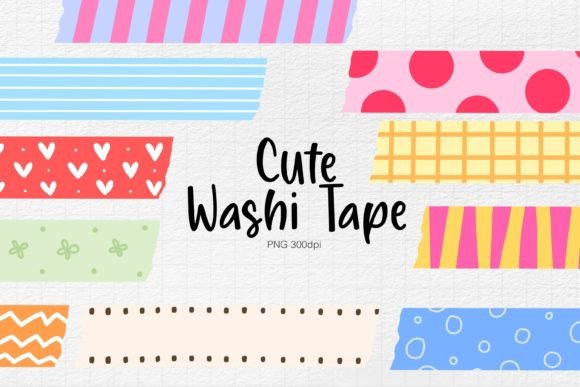 Download Cute Washi Tape Clipart - Cute washi Collection