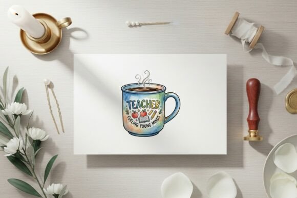 Download Colorful Teacher Coffee Mug Apple - Premium Resources